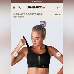 SHEFIT ultimate sports bra 3 or 4 Luxe